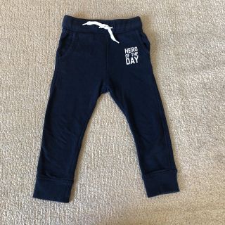 エイチアンドエム(H&M)のH&M  スウェットパンツ　98 navy(パンツ/スパッツ)