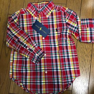 ラルフローレン(Ralph Lauren)の【新品】ラルフローレン　長袖シャツ【男の子(2T)90㎝】(ブラウス)