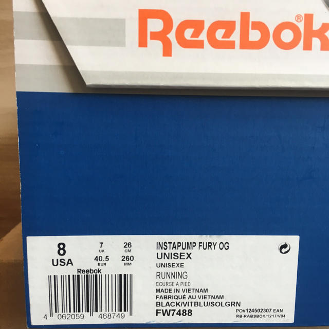 Reebok(リーボック)の26.0 Reebok Awake NY INSTA PUMP FURY OG  メンズの靴/シューズ(スニーカー)の商品写真