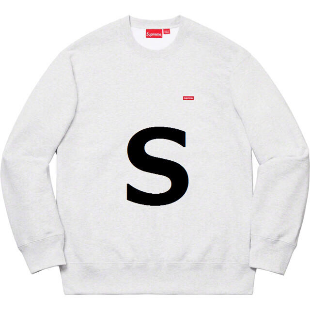 Supreme® Small Box Logo Crewneck S Grey