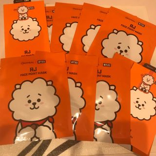 ボウダンショウネンダン(防弾少年団(BTS))のBTS BT21 パック　RJ メディヒール フェイスポイント パック 防弾(パック/フェイスマスク)