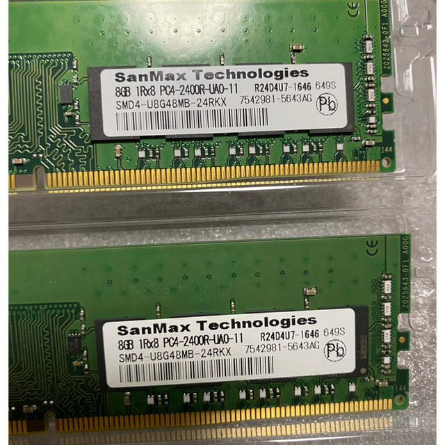 DDR4-2400 8GB×2