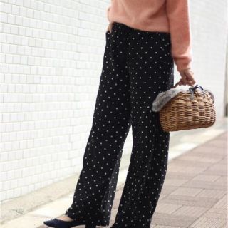 スピックアンドスパン(Spick & Span)のSpick and Span ドットパンツ　(カジュアルパンツ)