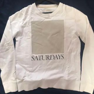 サタデーズサーフニューヨークシティー(SATURDAYS SURF NYC)のSATURDAYS SURF NYC サタデーズ トレーナー スウェットホワイト(スウェット)