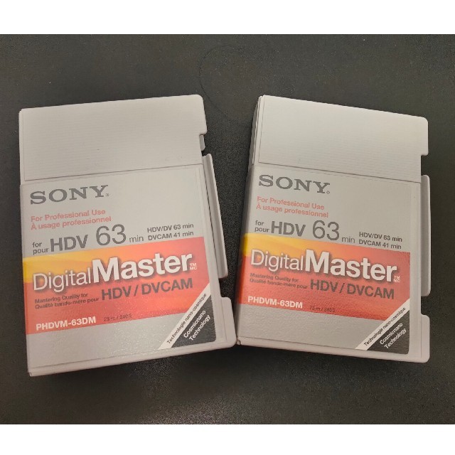 SONY - PHDVM-63DM/2 ミニHDV/DVCAMテープ 63分 2本の通販 by iv's