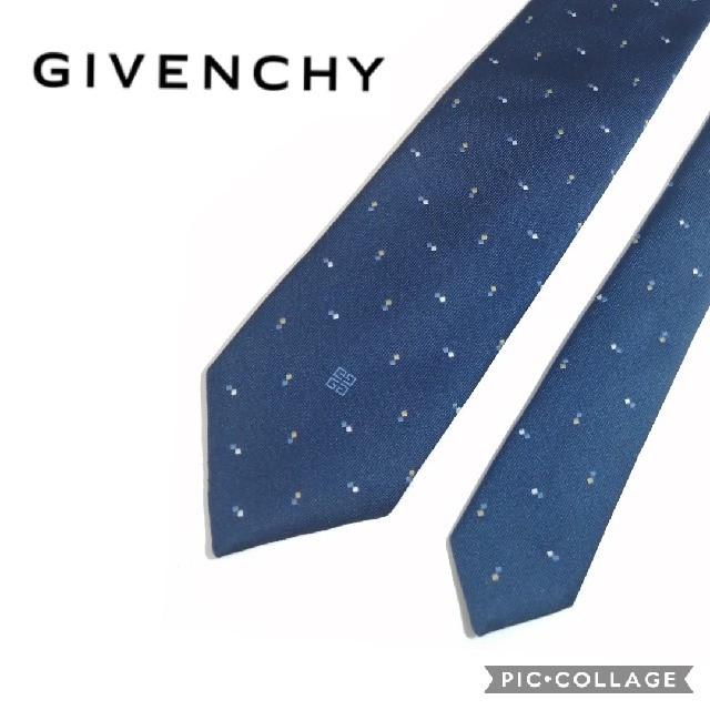 GIVENCHY(ジバンシィ)の【美品】ジバンシィ ネクタイ ロゴ柄 ジバンシー ジバンシイ 477 メンズのファッション小物(ネクタイ)の商品写真