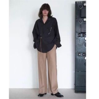 サンシー(SUNSEA)のSUNSEA N.M BRUSHED WIDE STRAIGHTPANTS(スラックス)