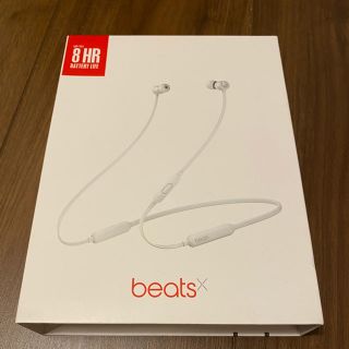 ビーツバイドクタードレ(Beats by Dr Dre)のbeats X ホワイト(ヘッドフォン/イヤフォン)