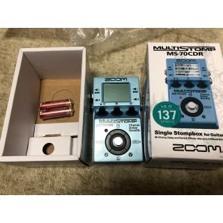 ズーム(Zoom)のZoom MS-70CDR MULTISTOMP v2.0(エフェクター)