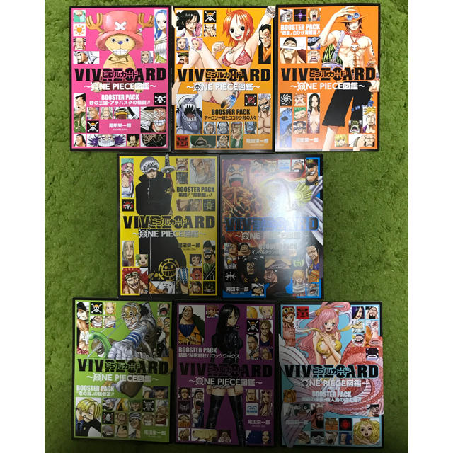 美品☆ＶＩＶＲＥ　ＣＡＲＤ～ＯＮＥ　ＰＩＥＣＥ図鑑～ＢＯＯＳＴＥＲ　ＰＡＣＫ☆ エンタメ/ホビーの漫画(少年漫画)の商品写真