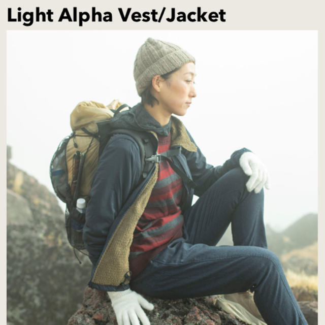 山と道/レディース/Light Alpha Vest/Jacket
