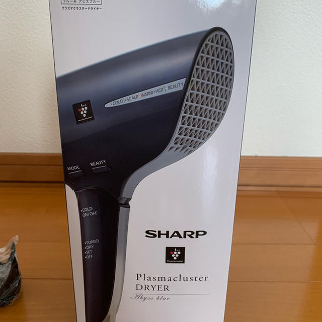 SHARP(シャープ)のシャープ プラズマクラスター ヘアドライヤー ＩＢ−ＨＰ９-A＆スピードノズル スマホ/家電/カメラの美容/健康(ドライヤー)の商品写真