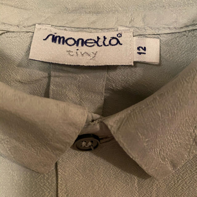 Simonetta(シモネッタ)のシモネッタ 12m シルクシャツ キッズ/ベビー/マタニティのベビー服(~85cm)(シャツ/カットソー)の商品写真