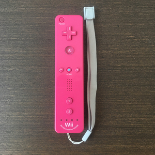ウィー(Wii)の【W】☆wii Wiiuリモコンモーションプラス ピンク☆(その他)