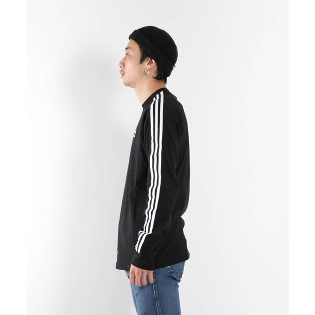 adidas(アディダス)のアディダス オリジナルス ウェア トップス 3ストライプ 長袖Tシャツ Lサイズ メンズのトップス(Tシャツ/カットソー(七分/長袖))の商品写真