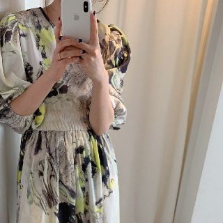 ザラ(ZARA)の花柄ヴィンテージ ワンピース＊(ロングワンピース/マキシワンピース)