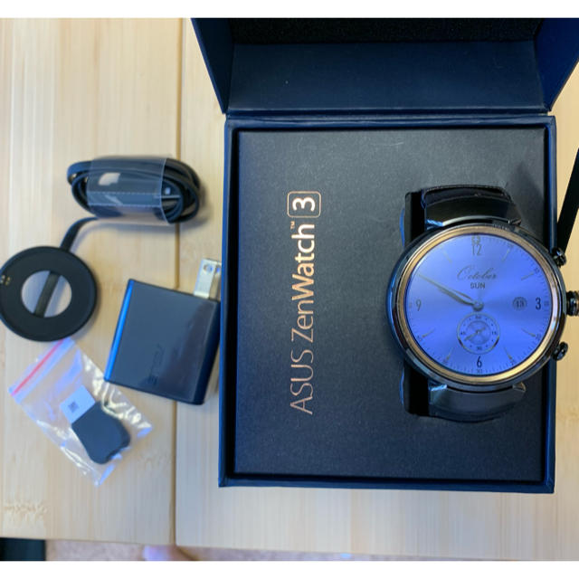 ZenWatch 3 ASUS ガンメタル スマートウォッチ