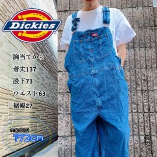 ディッキーズ(Dickies)の90s メキシコ製　ディッキーズ　dickeys デニム　オーバーオール(サロペット/オーバーオール)