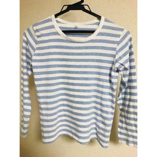 ムジルシリョウヒン(MUJI (無印良品))の無印良品　ボーダーTシャツ　140  (Tシャツ/カットソー)