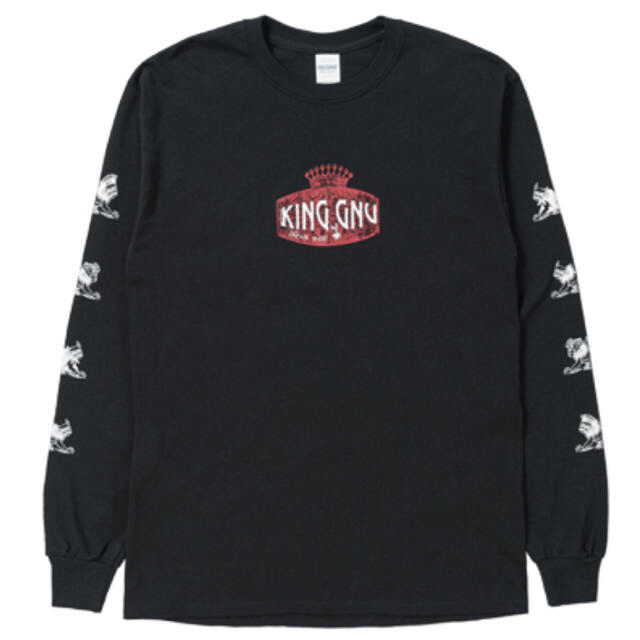 King Gnu　飛行艇　ロングTシャツ　ブラック エンタメ/ホビーのタレントグッズ(男性タレント)の商品写真