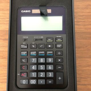 カシオ(CASIO)の【新品・未使用】カシオ プレミアム電卓 S100 黒(オフィス用品一般)