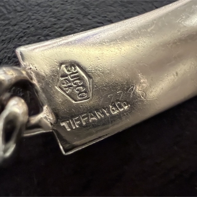 VINTAGE TIFFANYティファニー 14K ゴールド ID ブレスレット