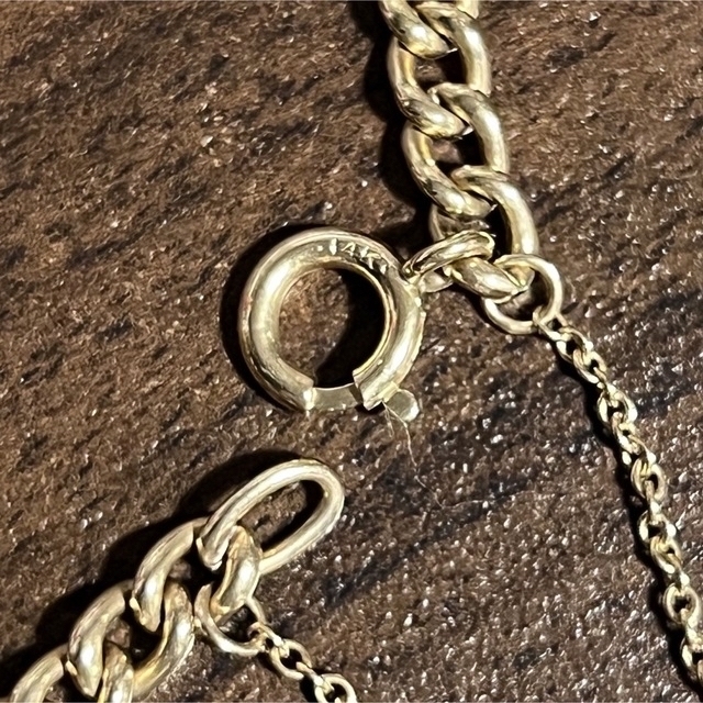 VINTAGE TIFFANYティファニー 14K ゴールド ID ブレスレット