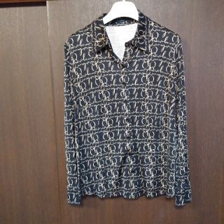 バーバリー(BURBERRY)の【再度　値下げ　早い者勝ち】BURBERRYバーバリー　シルクブラウス(シャツ/ブラウス(長袖/七分))