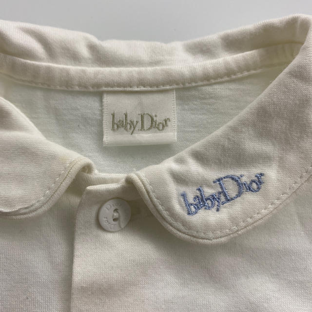 baby Dior(ベビーディオール)のbabyDior 白半袖シャツ キッズ/ベビー/マタニティのベビー服(~85cm)(シャツ/カットソー)の商品写真