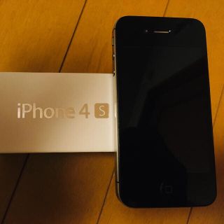 アップル(Apple)のiPhone 4s Black 64 GB Softbank(スマートフォン本体)