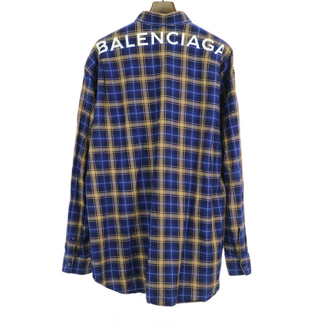 Balenciaga(バレンシアガ)の確実正規品【Balenciaga 18SS チェックシャツ 37】 メンズのトップス(シャツ)の商品写真