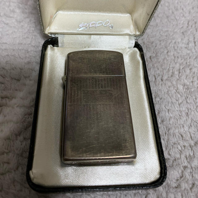 ZIPPO - ヴィンテージ スリム スターリングシルバー ジッポ zippo の+