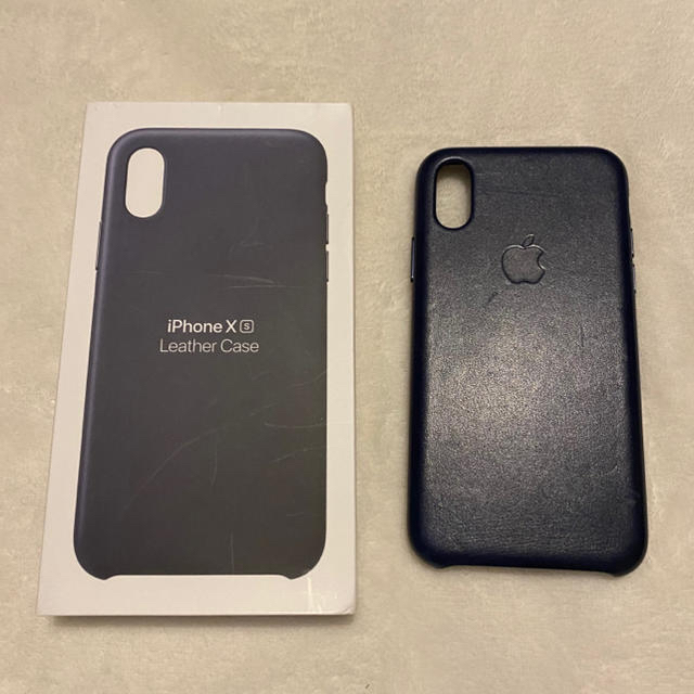 Apple(アップル)のiPhoneXs レザーケース スマホ/家電/カメラのスマホアクセサリー(iPhoneケース)の商品写真