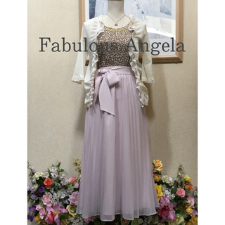 ファビュラスアンジェラ(Fabulous Angela)の【新品タグ付き】ミルキーシャーベットピンクのプリーツロングスカート(ロングスカート)