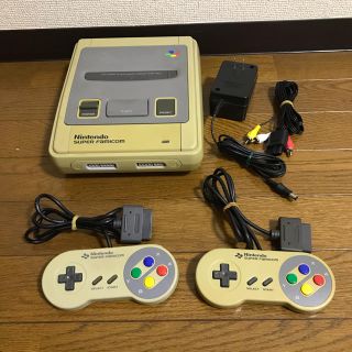 ニンテンドウ(任天堂)のスーパーファミコン一式《即プレイ可》(家庭用ゲーム機本体)