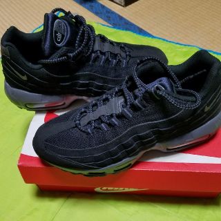 ナイキ(NIKE)のNIKEAIRMAX95 ブラック 26センチ(スニーカー)