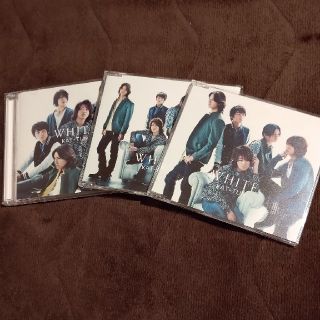 カトゥーン(KAT-TUN)のKAT-TUN☆WHITE 初回限定盤、通常盤3点セット(ポップス/ロック(邦楽))