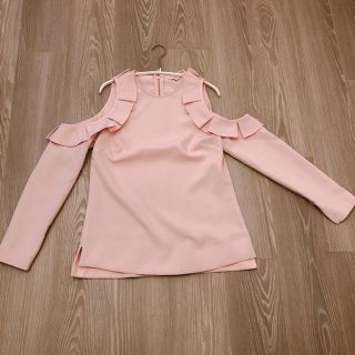 テッドベイカー(TED BAKER)のテッドベイカー　ベビーピンクトップ　新品(シャツ/ブラウス(長袖/七分))