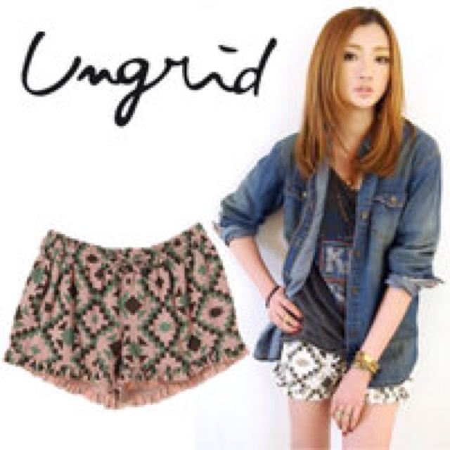 Ungrid(アングリッド)の☆Ungrid スウェットショーパン☆ レディースのパンツ(ショートパンツ)の商品写真