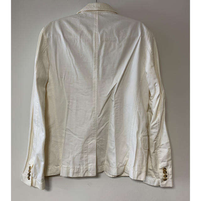 D&G(ディーアンドジー)のD&G ホワイトストレッチジャケット 48  検ＬEOＮ メンズのジャケット/アウター(テーラードジャケット)の商品写真