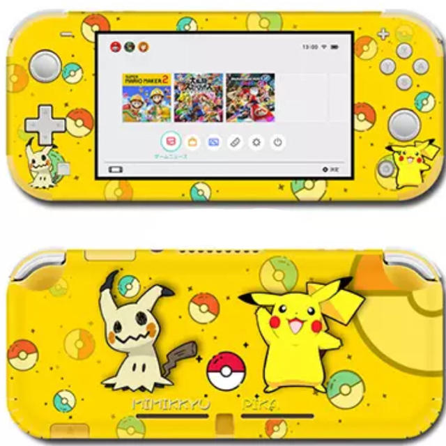 Nintendo Switch ポケモン スキンシール スイッチ Switch ミミッキュ ピカチュウの通販 By 那月 S Shop ニンテンドースイッチならラクマ