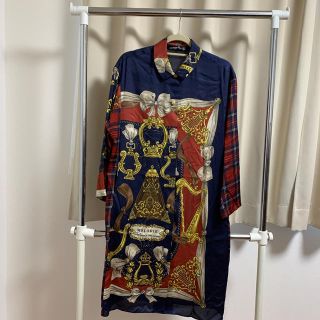 新品 ジェーンマープル　スカーフ柄 ワンピース 53460円