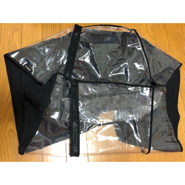 combi(コンビ)の【1回のみ使用の美品】コンビ F2専用 純正 レインカバー キッズ/ベビー/マタニティの外出/移動用品(ベビーカー用レインカバー)の商品写真