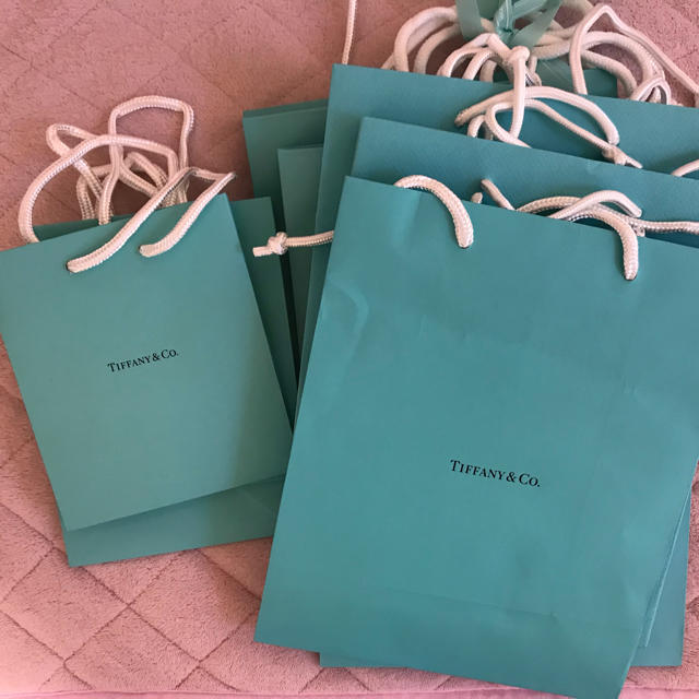 Tiffany & Co.(ティファニー)のティファニー Tiffany& Co. ショップバッグ 紙袋 セット レディースのバッグ(ショップ袋)の商品写真