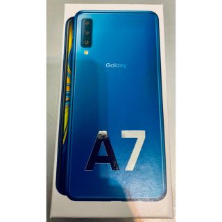 ギャラクシー(Galaxy)の新品　Galaxy A7 シムフリースマートフォン　アンドロイド(スマートフォン本体)