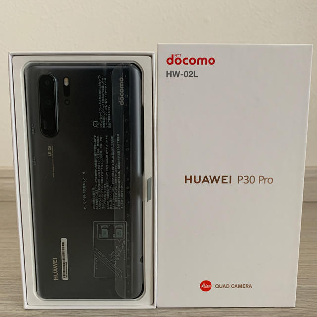 ANDROID - [新品未使用]HUAWEI P30 Pro HW-02L Black(K)の通販 by ...