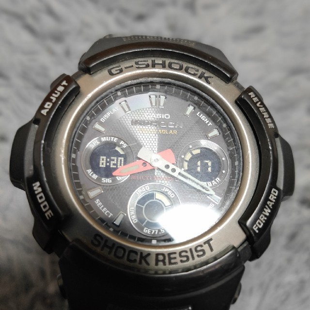 G-SHOCK(ジーショック)のCASIO G-SHOCK  AWG―101  電波ソーラー　美品 メンズの時計(腕時計(デジタル))の商品写真