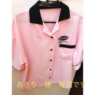 ピンクラテ(PINK-latte)のピンクラテ   ボウリングシャツS150cm(Tシャツ/カットソー)