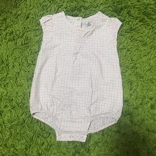 プチバトー(PETIT BATEAU)のPETIT BATEAU プチバトー　ロンパース　3M(ロンパース)