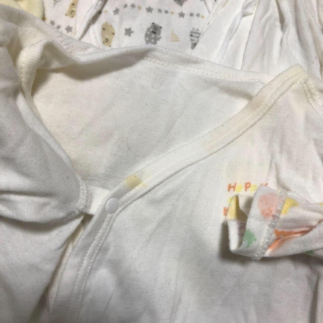 西松屋(ニシマツヤ)の新生児 肌着セット キッズ/ベビー/マタニティのベビー服(~85cm)(肌着/下着)の商品写真